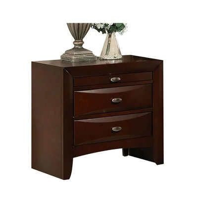 Ireland I Storage Nightstand Espresso Finish - Acme Furniture 4 Ireland I Storage Nightstand Espresso Finish - Acme Furniture - Image 2