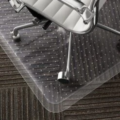 WorkOnIt Office Desk Chair Floor Mat With Lip, Clear -Furniture Store GUEST 693cc2ec ebbb 4cae 8e8a e592ccf8ecc9