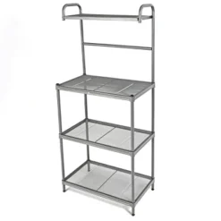 Costway 4-Tier Baker's Rack Microwave Oven Stand Shelves Kitchen Storage Rack Organizer 18 Costway 4-Tier Baker's Rack Microwave Oven Stand Shelves Kitchen Storage Rack Organizer -Furniture Store GUEST 6bb44483 4004 474d 97e8 cd438ee3f6c0
