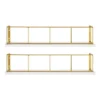 2pk 18" Benbrook Wood And Metal Wall Shelf Set White - Kate & Laurel All Things Decor 2 2pk 18" Benbrook Wood And Metal Wall Shelf Set White - Kate & Laurel All Things Decor -Furniture Store GUEST 6c66b02e 9e65 4e38 b3d7 8343d015794f