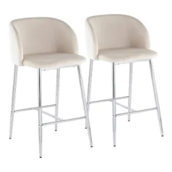 Set Of 2 Fran Contemporary Counter Height Barstools - LumiSource -Furniture Store GUEST 6ca647d3 9b39 453f 8148 f86c74b192e6