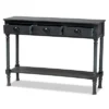Garvey Wood 3 Drawer Entryway Console Table - Baxton Studio 1 Garvey Wood 3 Drawer Entryway Console Table - Baxton Studio -Furniture Store GUEST 6cecc35e ba81 49c0 8751 415e44d478dd