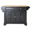 LaFayette Natural Wood Top Kitchen Island - Black - Crosley -Furniture Store GUEST 6edf8837 f248 485f 9a87 4541d961f0e9