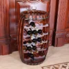 Vintiquewise Rustic Barrel Shaped Wooden Wine Rack For 23 Bottles 2 Vintiquewise Rustic Barrel Shaped Wooden Wine Rack For 23 Bottles -Furniture Store GUEST 70e13679 31b6 4e95 b774 c77704ddc657