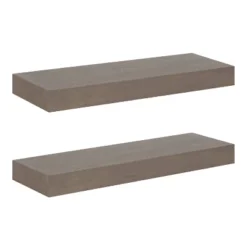 2pc 24" Havlock Wood Shelf Set - Kate & Laurel All Things Decor -Furniture Store GUEST 714269f8 d754 4b18 99ef e0c7d2c4e595
