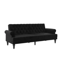 Cassidy Upholstered Futon - Paris Hilton X The Novogratz -Furniture Store GUEST 71483bc6 0c6c 4af4 b904 269e4c1684b6