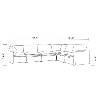 6pc Allandale Modular Sectional Sofa Set - Project 62™ 7 6pc Allandale Modular Sectional Sofa Set - Project 62™ - Image 5