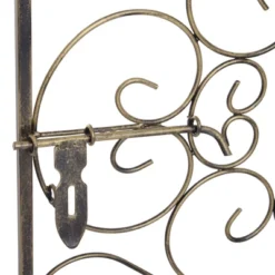 HOMCOM 45 Bottle Wrought Iron Wine Rack Jail With Lock - Antique Bronze -Furniture Store GUEST 739802b4 5837 4865 ad18 4d6817e30d28