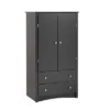 Clothing Armoire Black - Prepac -Furniture Store GUEST 73a40df5 5c82 4b0b 8f77 a13a54ff6fe2