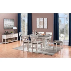 Isle Shores II Counter Height Dining Table Cream - Treasure Trove Accents -Furniture Store GUEST 73ce9d8f 1752 42fd b808 f8846b696105 1