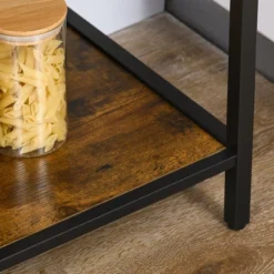 HOMCOM Industrial Wine Rack With 11-Bottles Holder, Free Standing Wine Shelf With Glass Holders For Home Bar, Kitchen, Rustic Brown 10 HOMCOM Industrial Wine Rack With 11-Bottles Holder, Free Standing Wine Shelf With Glass Holders For Home Bar, Kitchen, Rustic Brown -Furniture Store GUEST 73dea91e d01c 41eb b1f3 fd370b0b4323