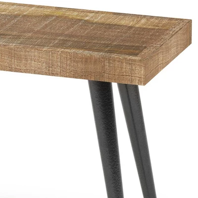 Jamison Bench Distressed Natural - WyndenHall 4 Jamison Bench Distressed Natural - WyndenHall - Image 2