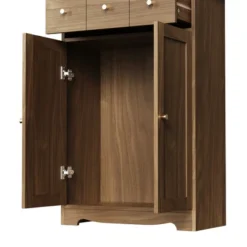 3-Tier Modern Home Office Large Storage Bookshelf, Natural - ModernLuxe -Furniture Store GUEST 75c80d29 33e9 4e52 b472 a506afeed234