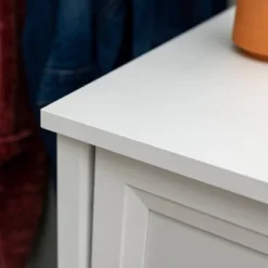 Farmhouse 5 Drawer Grooved Tall Storage Dresser White - Saracina Home -Furniture Store GUEST 783880e3 df3c 4411 836e 1e93b5f640cb