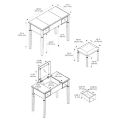Camden Vanity Set Black Cherry - Linon 31 Camden Vanity Set Black Cherry - Linon -Furniture Store GUEST 799a468b 34d6 4e5e ad44 7c69df68b282