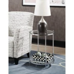 Royal Crest 2 Tier Round End Table - Johar Furniture -Furniture Store GUEST 7a3c0fef 04f4 46b2 bfa5 a98720c44c05