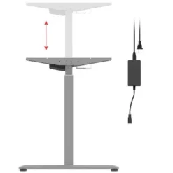Monoprice Height Adjustable Sit-Stand Riser Table Desk Frame - Grey With Electric Single Motor, Compatible With Desktops From 39in-63in Wide 7 Monoprice Height Adjustable Sit-Stand Riser Table Desk Frame - Grey With Electric Single Motor, Compatible With Desktops From 39in-63in Wide -Furniture Store GUEST 7ace76d5 2407 470d 9327 f73bc27314bd