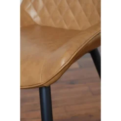 Set Of 2 Cooly Tufted Faux Leather Dining Chairs Camel - Abbyson Living -Furniture Store GUEST 7b087321 f046 4909 bf31 5f64a57899b7