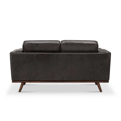 Taverly Leather Loveseat - Abbyson Living 4 Taverly Leather Loveseat - Abbyson Living - Image 2