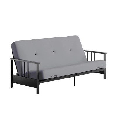 Full Anders Metal Arm Futon With 6" Microfiber Mattress - Room & Joy 18 Full Anders Metal Arm Futon With 6" Microfiber Mattress - Room & Joy - Image 16