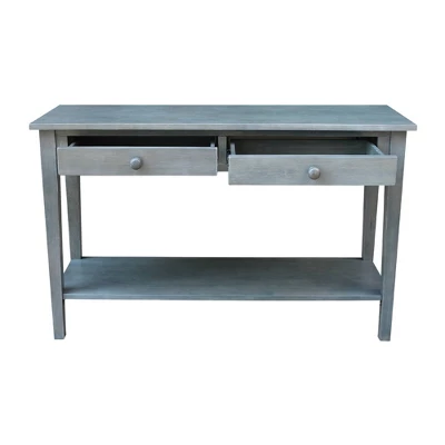 Spencer Console Server Table Antique Washed Heather Gray - International Concepts 8 Spencer Console Server Table Antique Washed Heather Gray - International Concepts - Image 6