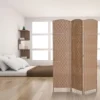 HOMCOM 6' Tall Wicker Weave 3 Panel Room Divider Privacy Screen - Natural 2 HOMCOM 6' Tall Wicker Weave 3 Panel Room Divider Privacy Screen - Natural -Furniture Store GUEST 7dacb101 c83f 47ec ab9a a5e66f3f2068