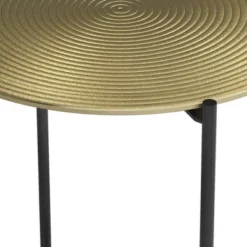 Medford Side Table Gold/Brass - WyndenHall -Furniture Store GUEST 7def770c 2934 40df 84a6 e6fc8a660dc6