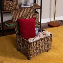 BirdRock Home Rolling Legal Letter File Organizer With Lid For Office - Brown Wash -Furniture Store GUEST 7e46d40d 302b 49be a47e a61065e9768a