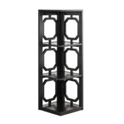 38.5" Omega 3 Tier Corner Bookcase - Breighton Home -Furniture Store GUEST 7e5d623b 2380 4258 bc44 593fd5288ead