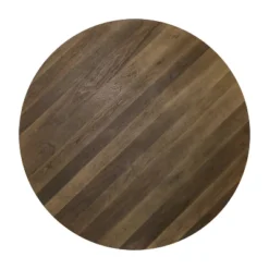 5pc Raven Transitional Round Dining Table Set Walnut/Dark Chocolate - HOMES: Inside + Out -Furniture Store GUEST 7f0c6d0a 2d84 4691 a30f a3c2fd930226