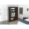 2 Door Wardrobe/Armoire Espresso - Inval