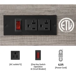 Yaheetech 4-Tier 55" Kitchen Baker's Rack With Power Outlet 17 Yaheetech 4-Tier 55" Kitchen Baker's Rack With Power Outlet -Furniture Store GUEST 82a94377 33ab 4ead a366 4fbcb8e19aa1