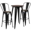 Flash Furniture 24" Round Metal Bar Table Set With Wood Top And 2 Stools 1 Flash Furniture 24" Round Metal Bar Table Set With Wood Top And 2 Stools -Furniture Store GUEST 847442b9 5e59 4b8a 933b 3923bcdfdc61