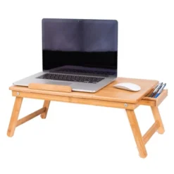 BIRDROCK HOME Bamboo Laptop Bed Lap Tray - Natural -Furniture Store GUEST 871a0d54 4fb3 42f5 bb61 c7abd963323f