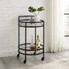 Bailey Round Bar Cart Matte Black - Crosley 2 Bailey Round Bar Cart Matte Black - Crosley -Furniture Store GUEST 87c6867d f035 4bfc 8f41 ed834df66615