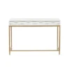 Contemporary 2 Drawer Metal Console Table White - Olivia & May -Furniture Store GUEST 8814d1c7 1478 44be a5c8 23b22e3192b9