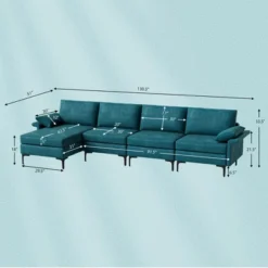 Costway Modern Modular L-shaped Sectional Sofa W/ Reversible Chaise & 4 USB Ports 15 Costway Modern Modular L-shaped Sectional Sofa W/ Reversible Chaise & 4 USB Ports -Furniture Store GUEST 89a6e5fb a6c9 4171 ab2f 85f40bbbd121
