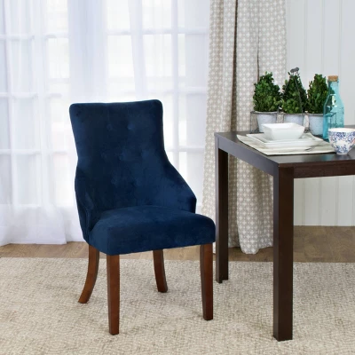 Tufted Accent Chair Blue - HomePop 3 Tufted Accent Chair Blue - HomePop