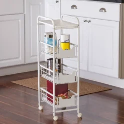 Honey-Can-Do 4 Tier Slim Cart With Pull-Out Baskets -Furniture Store GUEST 8c974b6e ac9a 4818 b297 736e59fecc8f