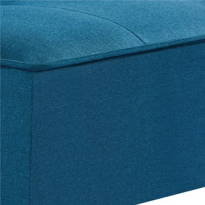 Yaheetech Modern Fabric Convertible Futon Sofa Bed With USB Ports 7 Yaheetech Modern Fabric Convertible Futon Sofa Bed With USB Ports - Image 5