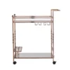 Iverson Metal Mirrored Bar Cart - Aiden Lane 1 Iverson Metal Mirrored Bar Cart - Aiden Lane -Furniture Store GUEST 8cc6517f 4355 4eb9 99fc c27b926219a5