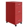Space Solutions 18 Inch Wide Metal Mobile Organizer File Cabinet For Office Supplies & Hanging File Folders W/ Pencil Drawer & 3 File Drawers, Red 2 Space Solutions 18 Inch Wide Metal Mobile Organizer File Cabinet For Office Supplies & Hanging File Folders W/ Pencil Drawer & 3 File Drawers, Red -Furniture Store GUEST 8ce573a1 12f3 4fbf 8146 810e889939c4