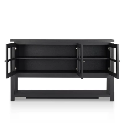 3pc Torrey TV Stand And Media Tower Set Black - HOMES: Inside + Out 5 3pc Torrey TV Stand And Media Tower Set Black - HOMES: Inside + Out - Image 3