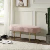 Simple Relax Set Of 2 Velvet Bench With Metal Base In Pink -Furniture Store GUEST 8e1af729 8480 4ab5 aaea fa54b0eb9c2a