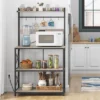 Yaheetech 63″ H Kitchen Baker’s Racks With 2 AC Outlets, 4-Tier Microwave Oven Stand -Furniture Store GUEST 8f0abc44 aa18 40ec a4cb bb673a984008