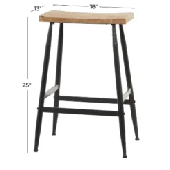 Industrial Metal Counter Height Barstool Black - Olivia & May 11 Industrial Metal Counter Height Barstool Black - Olivia & May -Furniture Store GUEST 91133244 555a 4086 942c ef4f58d38b62