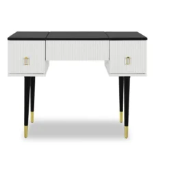 43.3" Modern Vanity Table Set With Flip-Up Mirror, LED Lights And Storage - ModernLuxe -Furniture Store GUEST 924c0bef e00a 4a91 84b4 f797bf246170