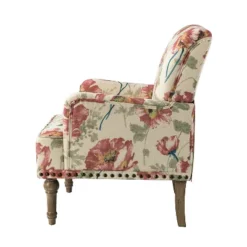 Set Of 2 Reggio Traditional Wooden Upholstered Armchair With Floral Patterns And Nailhead Trim | ARTFUL LIVING DESIGN 18 Set Of 2 Reggio Traditional Wooden Upholstered Armchair With Floral Patterns And Nailhead Trim | ARTFUL LIVING DESIGN -Furniture Store GUEST 92c51b03 1905 471c 8519 58803dcbc479