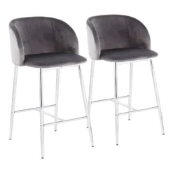 Set Of 2 Fran Contemporary Counter Height Barstools - LumiSource -Furniture Store GUEST 946b1ac2 98ad 4ad3 a4fd 6faef88847bc