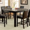 HOMES: Inside + Out Bailey II Marble Top Counter Height Dining Table - Black 2 HOMES: Inside + Out Bailey II Marble Top Counter Height Dining Table - Black -Furniture Store GUEST 94ef9a72 52c4 41cc 99b7 6336fef5bc0c